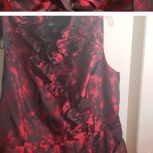 Beautiful red and black dress